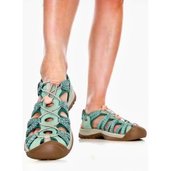 Keen Shoes - Keen Whisper Waterproof Hiking Sport Sandals Women's US 8 Sold Out Granite/Peach